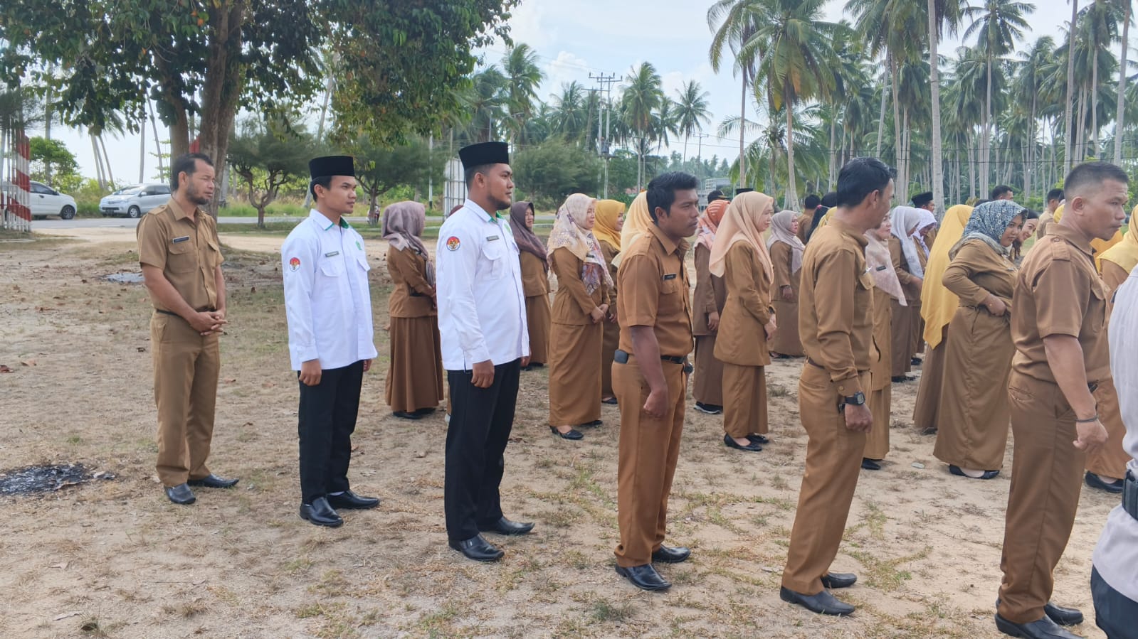 Penghulu dan Penyuluh KUA Bunguran Timur Laut Ikuti Apel Hari Kesiapsiagaan Bencana Nasional